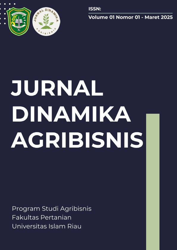 					View Vol. 1 No. 1 (2025): Jurnal Dinamika Agribisnis Edisi Maret 2025
				