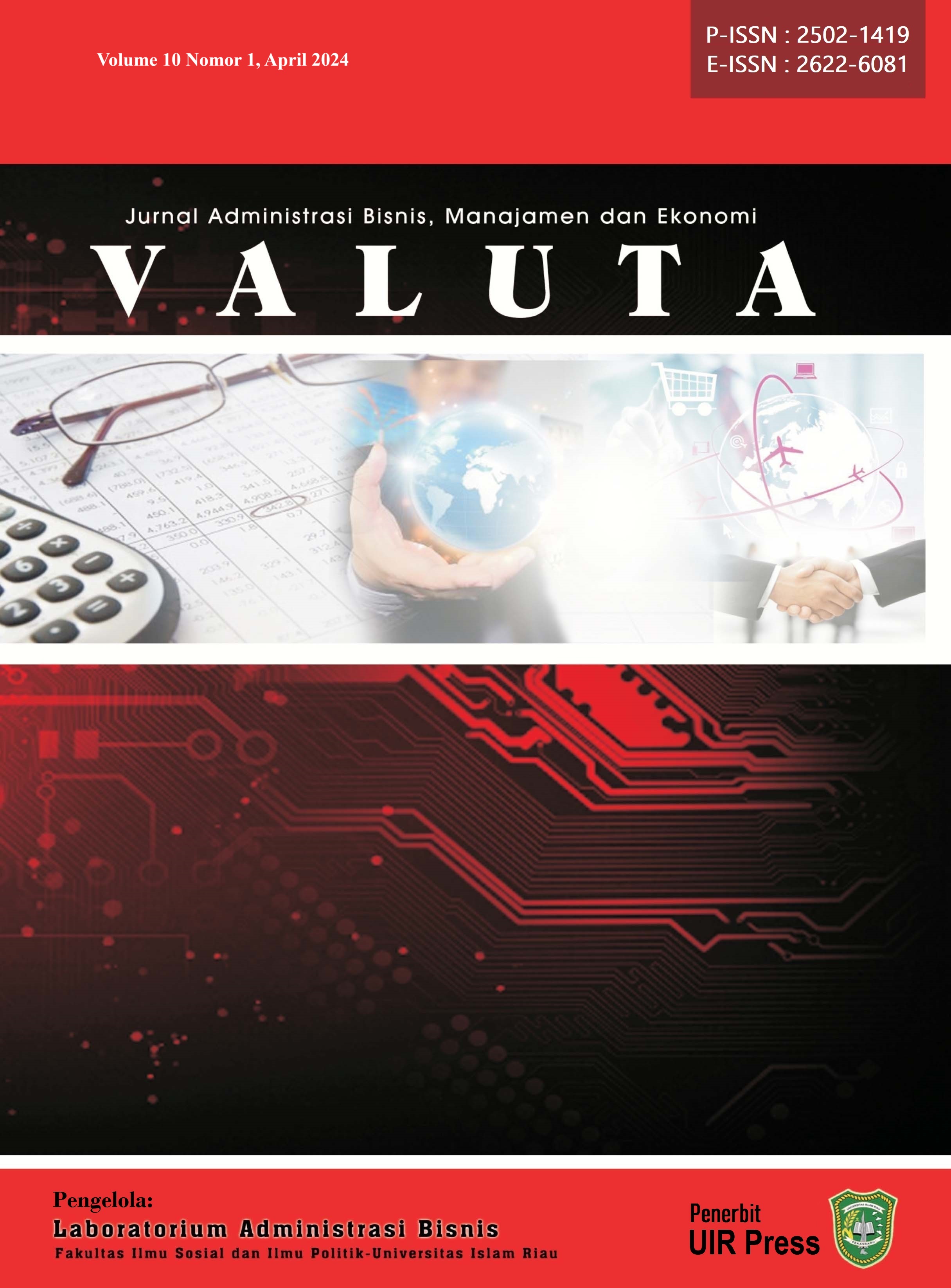 					View Vol. 10 No. 1 (2024): Valuta
				
