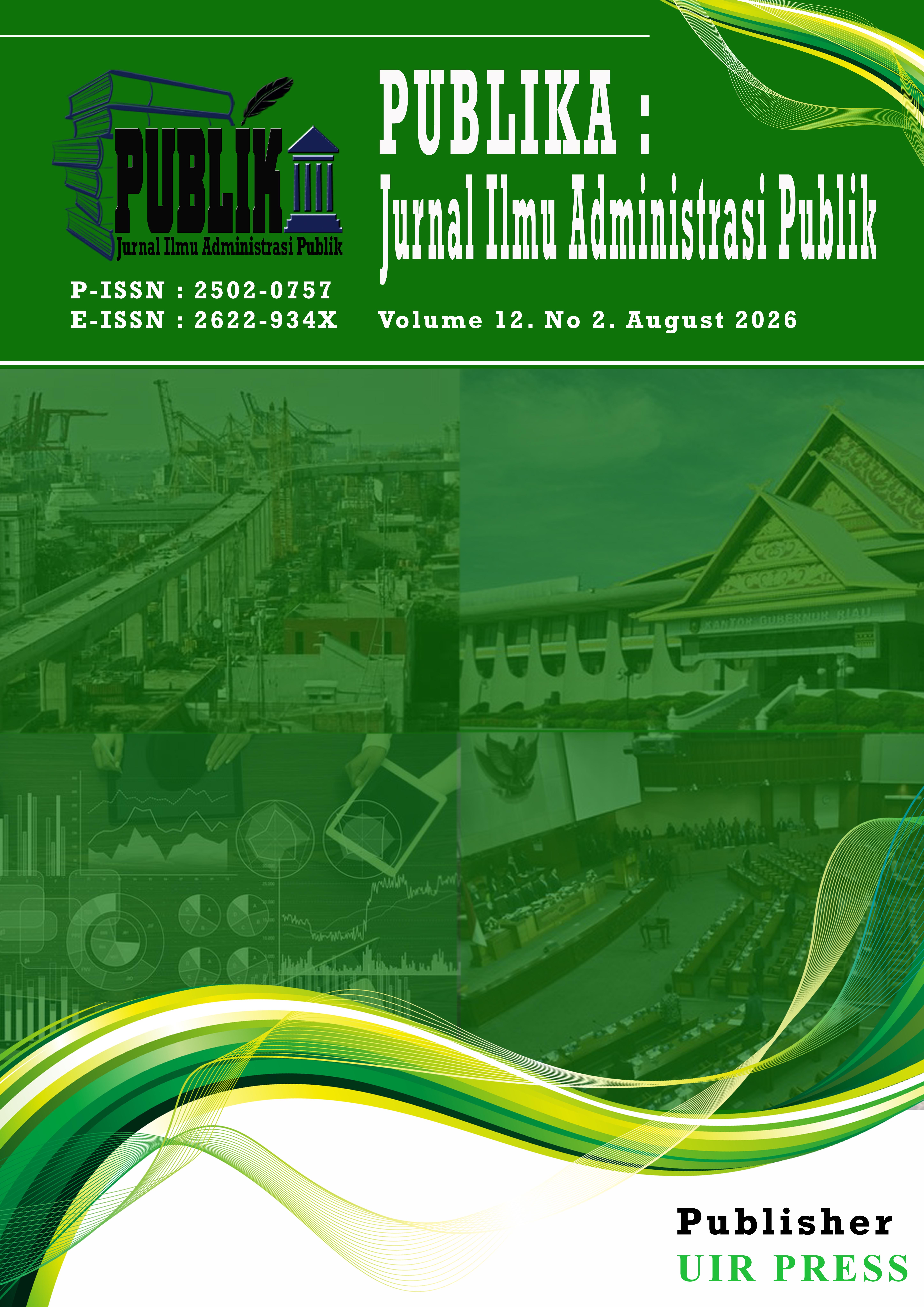 					View Vol. 12 No. 2 (2026): Publika : Jurnal Ilmu Administrasi Publik
				