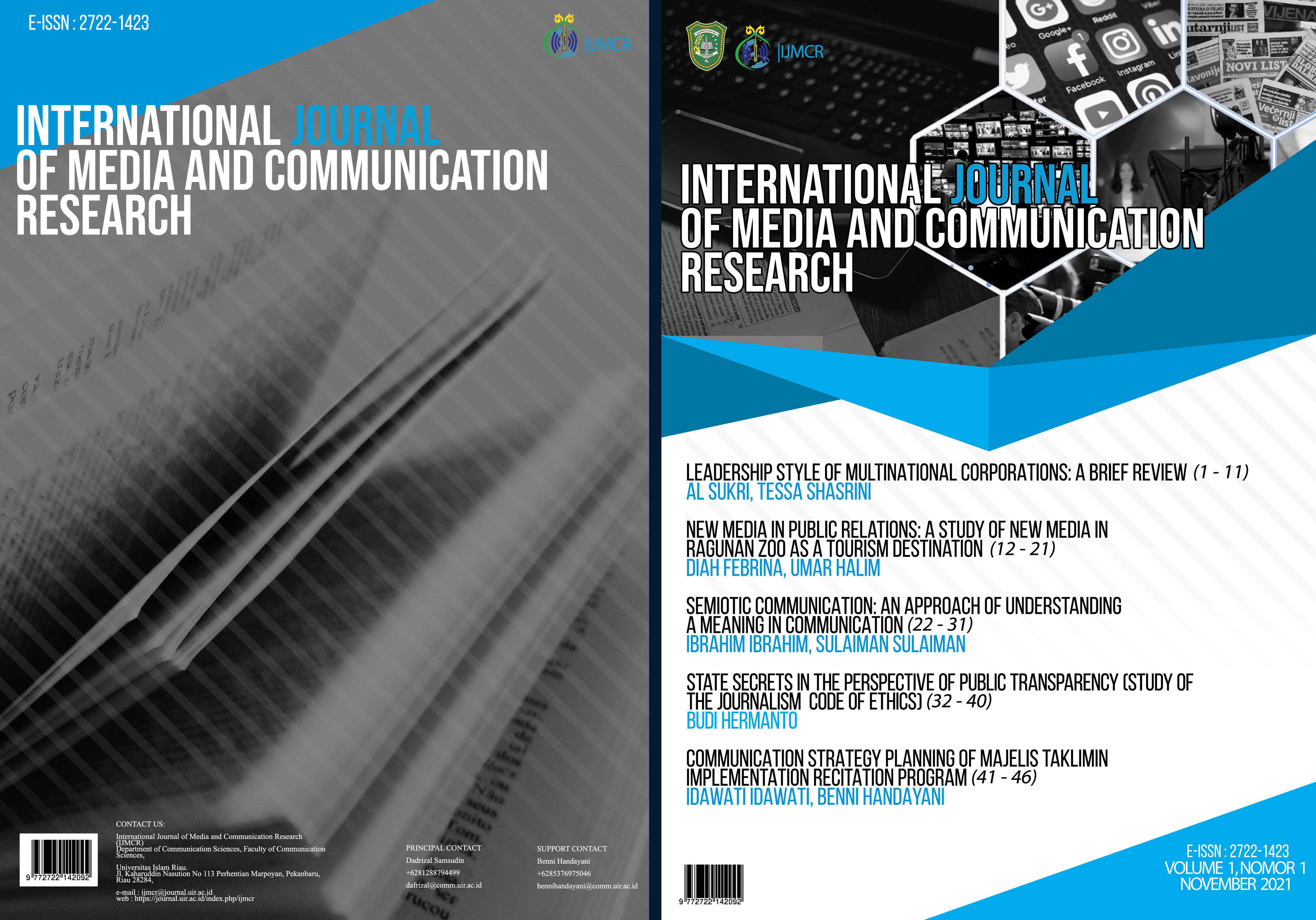 research articles on international communication