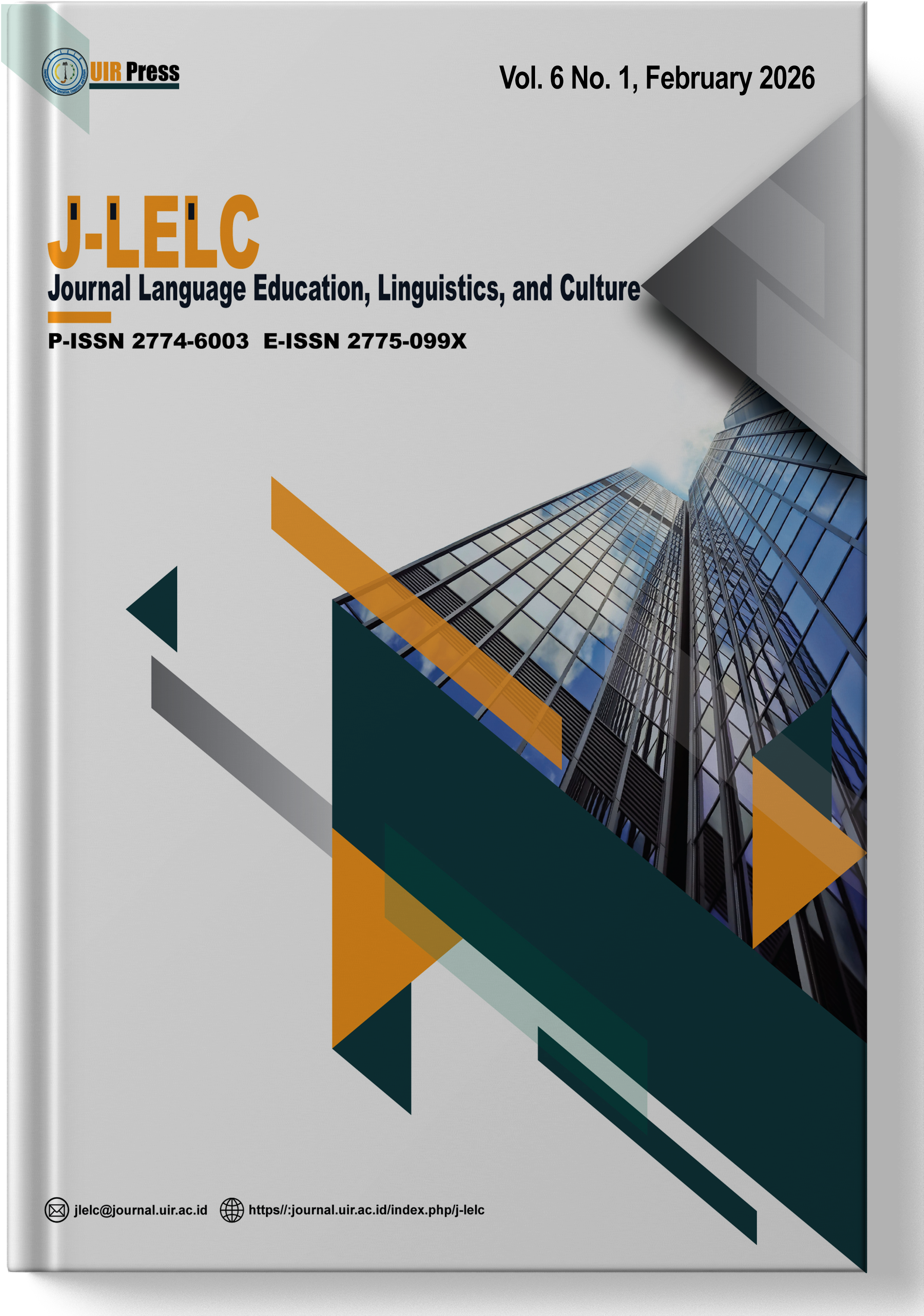					View Vol. 6 No. 1 (2026):  J-LELC: Journal of Language Education, Linguistics, and Culture
				