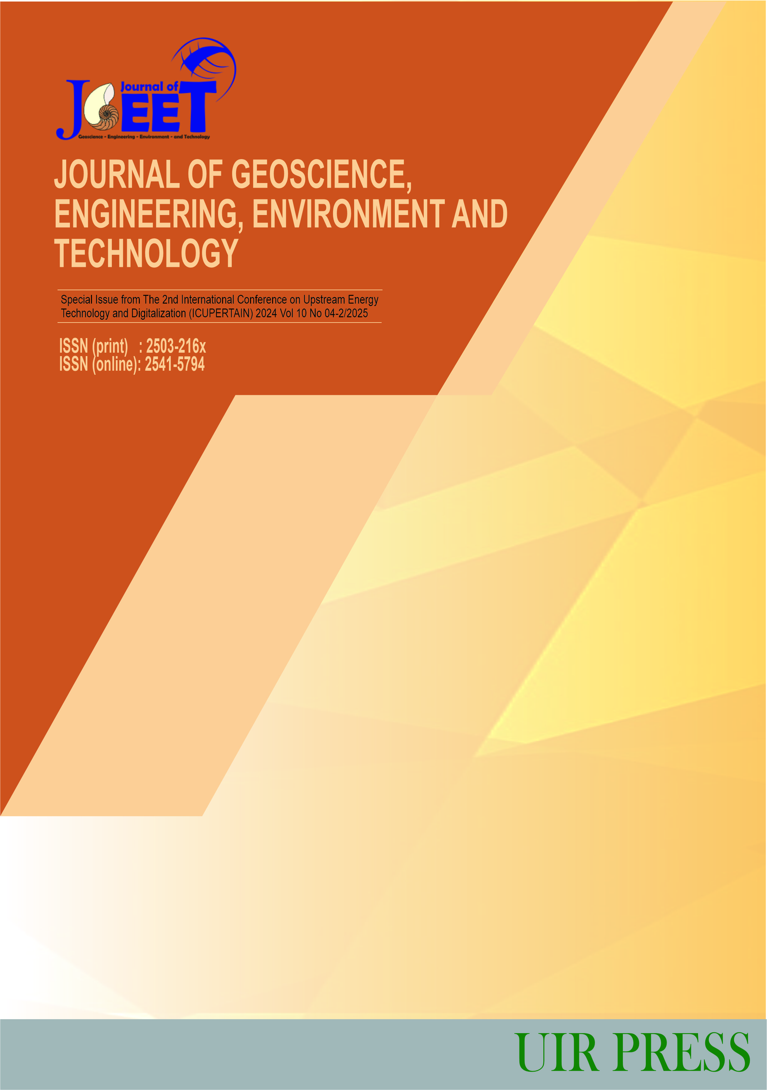 					View Special Issue from The 2nd International Conference on Upstream Energy Technology and Digitalization (ICUPERTAIN) 2024
				