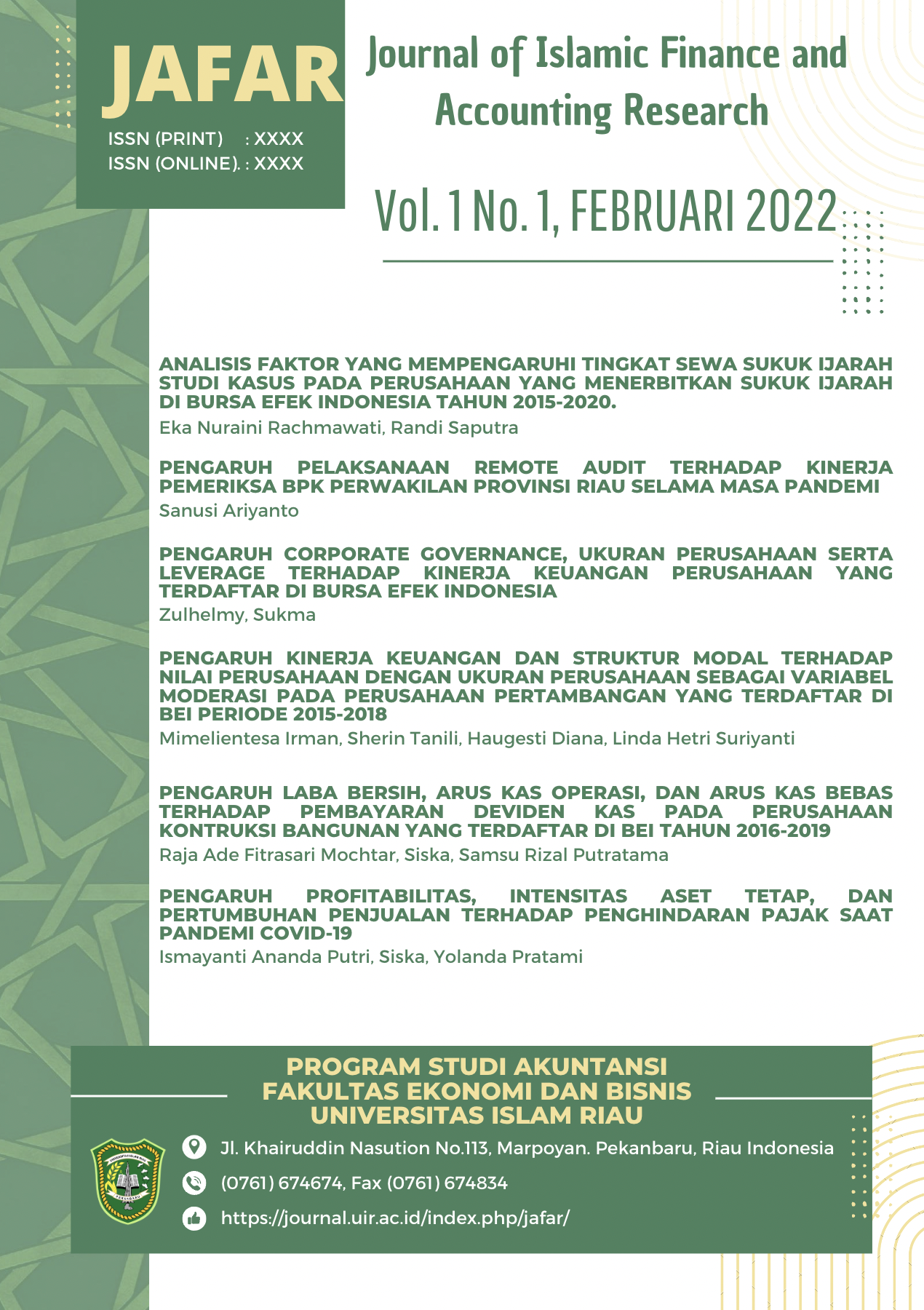 					View Vol. 1 No. 1 FEBRUARI (2022): JAFAR 2022
				
