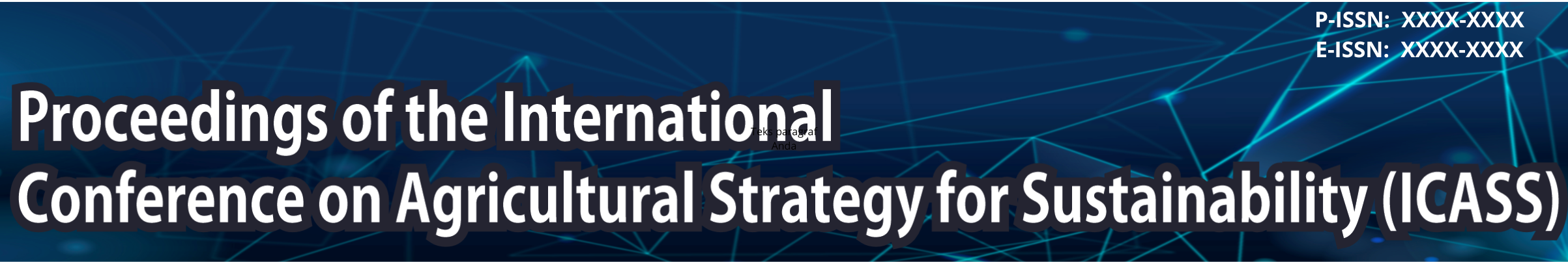 Register | Proceedings of the International Conference on Agriculture ...